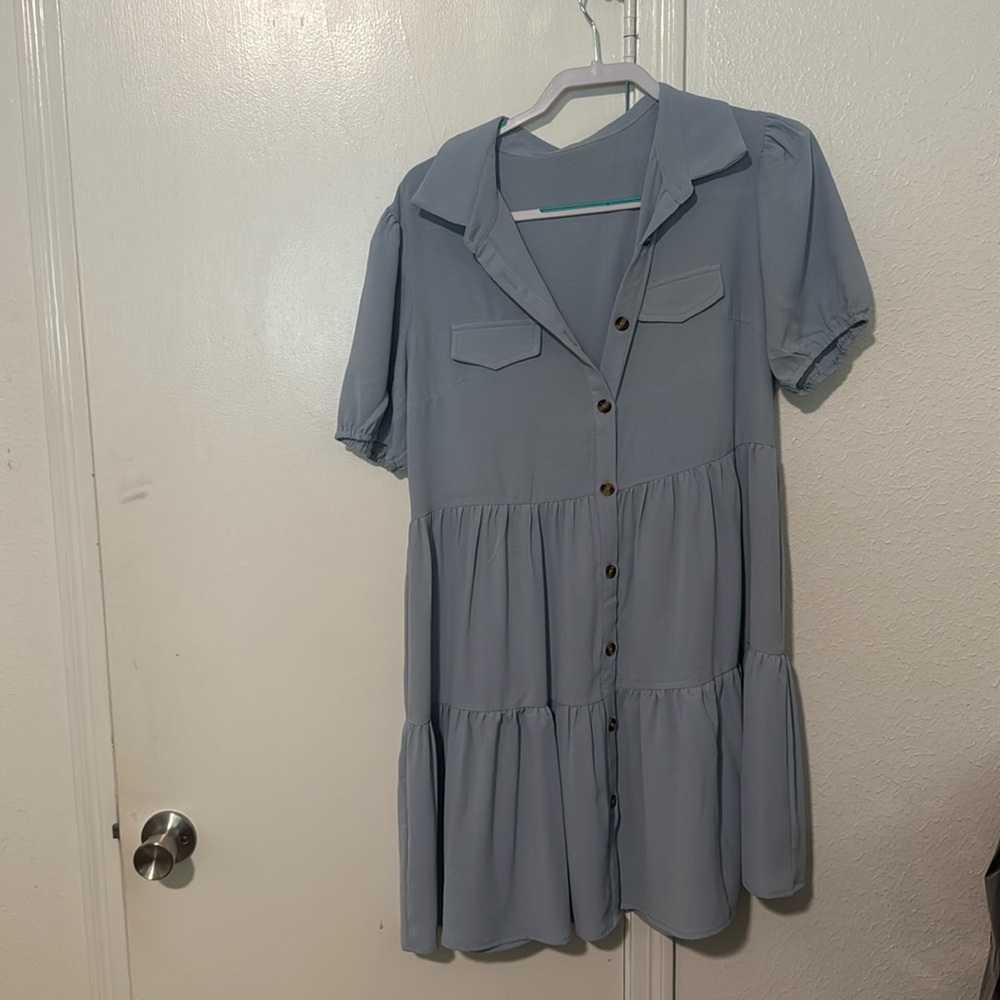 Brand new blue dress never worn